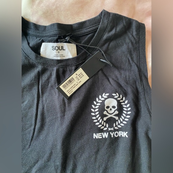NWT soulcycle new york black tank - S - Picture 2 of 4